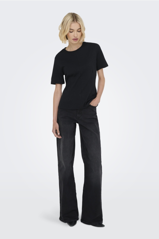 JDYEVA S/S TOP JRS 15370716 Black